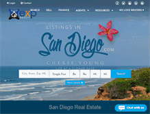 Tablet Screenshot of listingsinsandiego.com